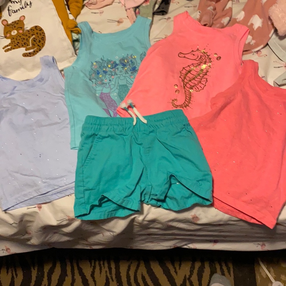 Cat & Jack Summer Clothes Set - 12 mos. - Picture 1 of 6